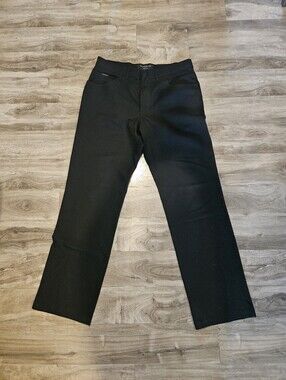 Alberto Comfort Fit Black Pants